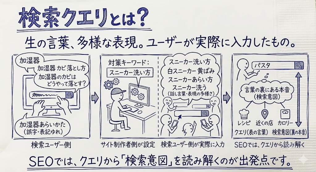 検索クエリの意味を表した画像